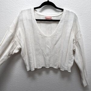 URBAN OUTFITTERS CROPPED KNIT SWEATER Sz. M